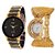 Nubela IIK Gold And Julla Analog Watch - For Boys, Men, Girls, Women, Couple