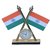 India Double Sided Wind Car Dashboard  office table Flag
