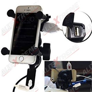 bike mobile holder with usb charger