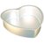 NOOR COMBO OF ALUMINIUM SQUARE,ROUND AND HEART SHAPE MIX SIZE CAKE MOULDS - SET OF 3