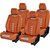 Autodecor Ford Figo Aspire Orange  Leatherite Car Seat Cover with Neck Rest  Free