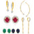 Penny Jewels Alloy Party Wear Designer Latest Combo Earring Set And Changeable Earring Set For Women  Girls (Pair Of 4)