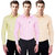Black Bee Slim Fit Casual Poly-Cotton Shirt for Men Pack Of 3
