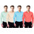 Black Bee Slim Fit Casual Poly-Cotton Shirt for Men Pack Of 4