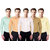 Black Bee Slim Fit Casual Poly-Cotton Shirt for Men Pack Of 5