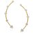 Jewels Gold Alloy American Diamond Stylish Combo Earring Set Changeable Earring Set For Women  Girls (Pair Of 4)