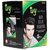 IBS Black hair colour Magic Instant Non toxic dye 12 poches set with 12 pair of glovess  (300 ml)