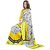 Triveni Multicolor Crepe Printed Saree With Blouse