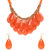The Pari Red Alloy Jewellery Set For Women