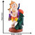 AMFLY Lord Krishna Statue Idol Made of Resin (Mesurment Length 3, Wdith 3.5, Height 8 (Inch)