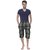 Delhi Seven Multi Cotton Check Fashionable Capri Combo for Mens