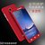360 Degree Full Body Protection Front Back Case Cover (iPaky Style) with Tempered Glass for Motorola Moto G4 Plus (Red)
