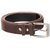 Ws deal men's brown and black synthetic leather needle pin point buckle belt with bifold brown synthetic  wallet (combo)