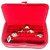 Atorakushon 2 Jewelry Ring Box Jewellery Pouch Vanity Makeup Storage Travel Organizer case