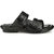 Lee Peeter Men's Black Leather Sandals