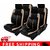 Autodecor Maruti Ertiga Black Leatherite Car Seat Cover with Neck Rest  Free