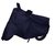 Relisales Body cover With mirror pocket for Hero Splendor i-Smart - Blue Colour