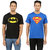 Superman and batman T shirt combo for men