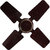 ovel isi marked ceiling/cabin fan brown