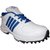 Port Men's BOOSTER White Synthetic PVC Cricket Shoes with Rubber Studs