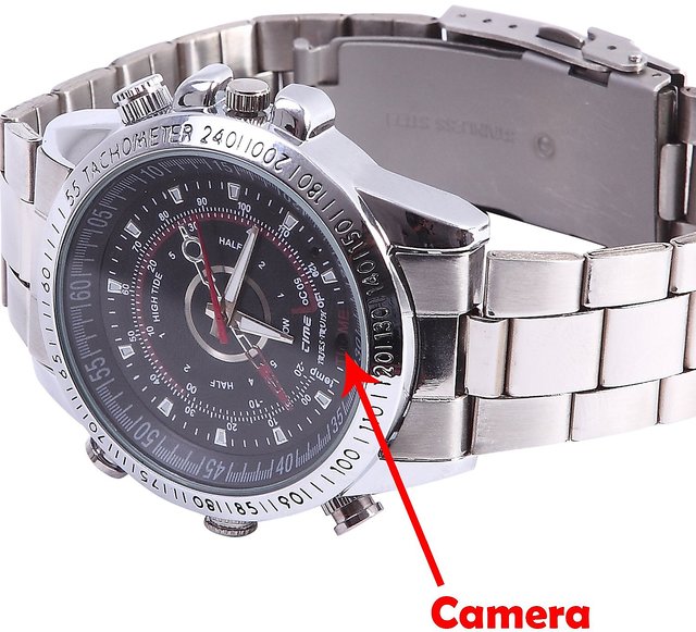 Buy Spy Mission Spy Camera Wrist Watch Hidden Video/Audio Recording  Security Camera Series 1 While Recording no Light Flashes. Wrist Watch  Camera Inbuild 32GB Memory. Online at Low Prices in India -