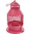 Anasa Vintage Gift Lantern Hanging Tealight Candle Holder Pink 8 Inch