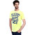 Fila Light Yellow Round Neck Printed T-Shirt