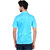Fila SkyBlue Solid Designer Polo Neck T-Shirt
