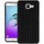 Black Heat Dissipation Hollow Net / Jali Designed Thin Soft TPU Back Case Cover for Samsung Galaxy C9 PRO BY MOBIMON