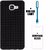 Black Heat Dissipation Hollow Net / Jali Designed Thin Soft TPU Back Case Cover for Samsung Galaxy C9 PRO BY MOBIMON