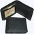 Black Pure Leather Single Fold Wallet For Men