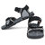 Sparx Women Black & Grey Floater Sandals (SS-103)