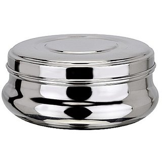 Grish Stainless Steel Jenny Puri Dabba Set Of 3