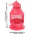 Anasa Vintage Gift Lantern Hanging Tealight Candle Holder Pink 8 Inch
