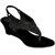 Altek Designer Black Flat Heel Wedges (foot-s1311-black-p200)