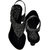 Altek Designer Black Flat Heel Wedges (foot-s1311-black-p200)