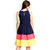 Klick2Style Blue Plain A Line Dress For Women