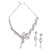 The Pari Silver Color Necklace Set For Women