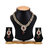 The Pari Gold Plated Red Alloy Necklace Set For Women