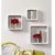 Onlineshoppee Fancy handicraft design Wall Decor MDF Wall Shelf Size (LxBxH-10x4x10) inch - White