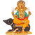 Art N Hub Lord Shri Ganesh Dashboard Accessories  - Gold