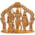 Brass 24k Gold Plated With Stones Hindu God Shri Ram Darbar Statue Lord Rama Sita Laxman and Hanuman Darbaar Idol Handicraft Spiritual Puja Vastu Showpiece Figurine - Religious Pooja Gift Item  Murti for Mandir / Temple / Home / Office