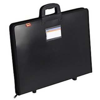 Trio ZDCA3 Zipper Designer Case With Handle A3 (Set Of 1, Black)