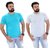 Portobello Men's Half Sleeves Round Neck T-Shirts( Pack Of 2 )