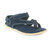 Shoegaro Men's Blue Casual Velcro Sandals