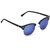 Austin Clubmaster Blue Mirrored Sunglasses