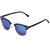 Austin Clubmaster Blue Mirrored Sunglasses