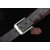 Coffee Color PU Leather Men's Belt with Alloy Buckle Fashionable Men Accessory