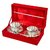 Satya Silver Plated Cup Set With Spoon and Tray