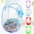 s4d Laundry Basket, Bag for storage of Clothes, Toys Stander Size (Random Color) (Standard)